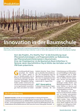 Innovation in der Baumschule
