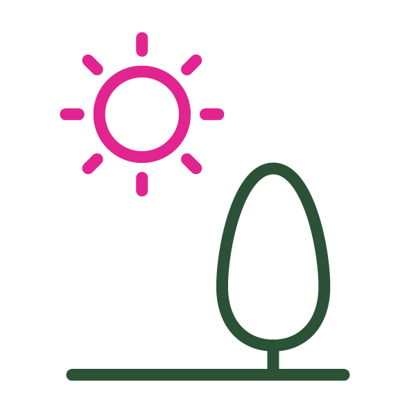 Sonniger Standort